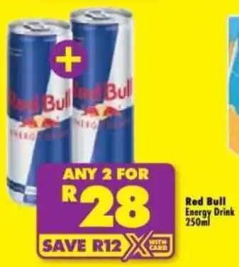 Shoprite Red Bull Energy Drink offer