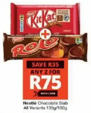 Nestlé Chocolate Slab All Variants