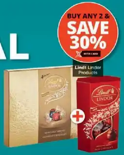 Checkers Lindt Lindor Products offer