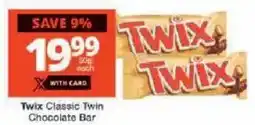 Checkers Twix Classic Twin Chocolate Bar offer