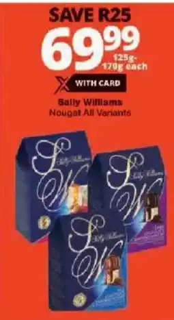 Checkers Sally Williams Nougat All Variants offer