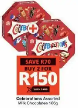 Checkers Celebrations Assorted Milk Chocolates offer