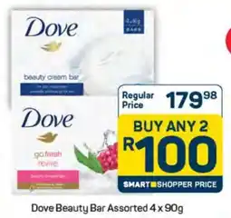 Pick n Pay Dove Beauty Bar Assorted 4 x 90g offer