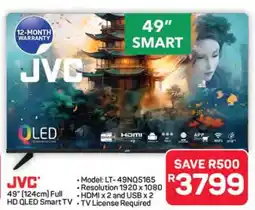Pick n Pay Hypermarket JVC 49'' Full HD QLED Smart TV offer