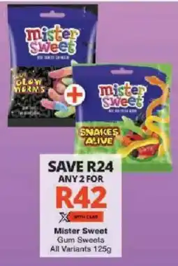 Checkers Mister Sweet Gum Sweets All Variants offer