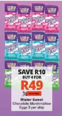 Checkers Mister Sweet Chocolate Marshmallow Eggs offer