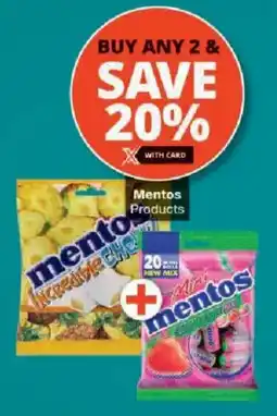 Checkers Mentos Products offer