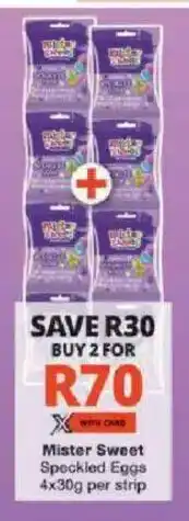Checkers Mister Sweet Speckled Eggs offer
