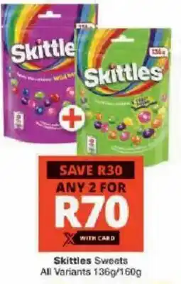 Checkers Skittles Sweets All Variants offer