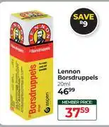 Dis-Chem Lennon Borsdruppels-20ml offer