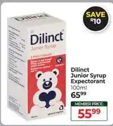 Dis-Chem Dilinct Junior Syrup Expectorant-100ml offer
