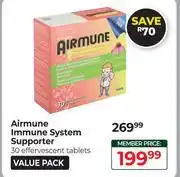 Dis-Chem Airmune Immune System Supporter-30 Effervescent Tablets offer