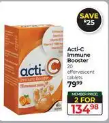 Dis-Chem Acti-C Immune Booster-For 2 x 20 Effervescent Tablets offer