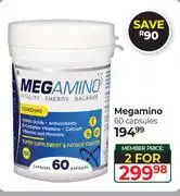 Dis-Chem Megamino-For 2 x 60 Capsules offer