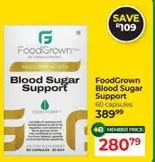 Dis-Chem FoodGrown Blood Sugar Support-60 Capsules offer