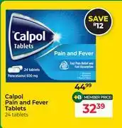 Dis-Chem Calpol Pain And Fever-24 Tablets offer