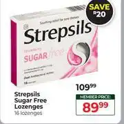 Dis-Chem Strepsils Sugar Free Lozenges-16 Lozenges offer
