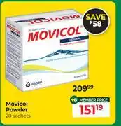 Dis-Chem Movicol Powder 20 Sachets offer