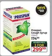 Dis-Chem Prospan Cough Syrup-For 2 x 100ml offer
