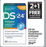 Dis-Chem DS-24 Complete Multivitamin & Mineral-60 Softgel Capsules offer