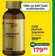Dis-Chem Gold Multivit Supreme-60 Tablets offer