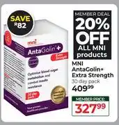 Dis-Chem Mni AntaGolin+ Extra Strength-30 Day Pack offer