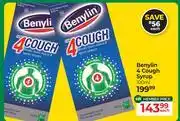 Dis-Chem Benylin 4 Cough Syrup-100ml offer