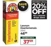 Dis-Chem Lennon Haarlemmensis-20ml offer