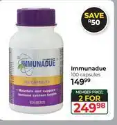 Dis-Chem Immunadue-For 2 x 100 Capsules offer