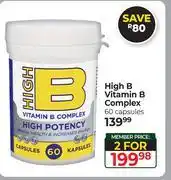 Dis-Chem High B Vitamin B Complex-For 2 x 60 Capsules offer