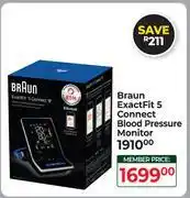Dis-Chem Braun Exactfit 5 Connect Blood Pressure Monitor offer