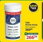 Dis-Chem Tibb Stress Away 120 Tablets offer
