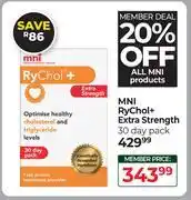 Dis-Chem MNI RyChol+ Extra Strength 30 Day Pack offer