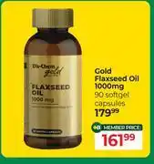Dis-Chem Dis-Chem Gold Flaxseed Oil 1000mg 90 Softgel Capsules offer
