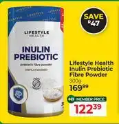 Dis-Chem Lifestyle Health Inulin Prebiotic Fibre Powder-300g offer