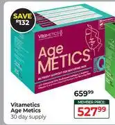 Dis-Chem Vitametics Age Metics 30 Day Supply offer