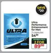 Dis-Chem Ultra Performance Enhancement For Men 2 Capsules-For 2 offer