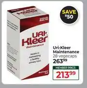 Dis-Chem Uri-Kleer Maintenance 28 Vegecaps offer