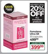 Dis-Chem Femolene Ultra SR 30 Capsules offer