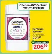 Dis-Chem Centrum Women 30 Tablets offer
