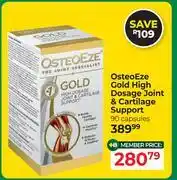 Dis-Chem OsteoEze Gold High Dosage Joint & Cartilage Support 90 Capsules offer