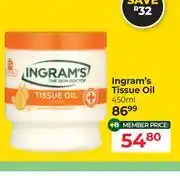Dis-Chem Ingram's Tissue Oil-450ml offer