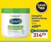 Dis-Chem Cetaphil Moisturising Cream-453g offer