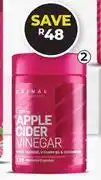 Dis-Chem Primal Apple Cider Vinegar 120 Vegetable Capsules offer