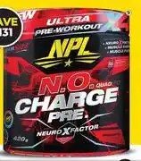 Dis-Chem NPL N.O Charge Quad Pro Ultra Pre Workout-420g offer