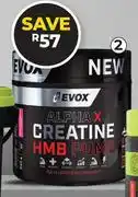 Dis-Chem Evox Alpha X Creatine HMB Pump-340g offer