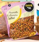 Dis-Chem Gaby's Peanuts & Raisins Salted-1Kg offer