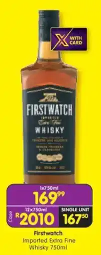 Shoprite Liquor Firstwatch Imported Extra Fine Whisky offer