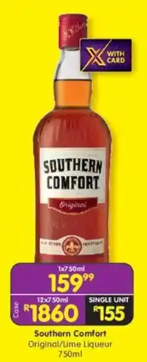 Shoprite Liquor Southern Comfort Original/ Lime Liqueur offer