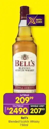 Shoprite Liquor Bell's Blended Scotch Whisky offer